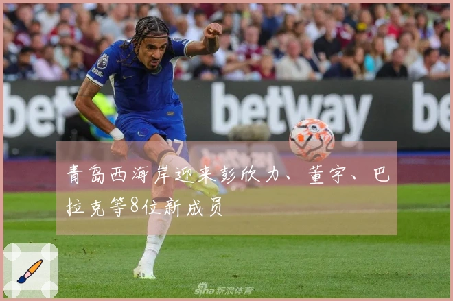 青岛西海岸迎来彭欣力、董宇、巴拉克等8位新成员